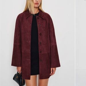 Reformation suede Celine coat- with tags, never worn!